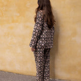 Pyjamas Blockprint - Black