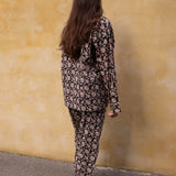 Pyjamas Blockprint - Black