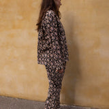 Pyjamas Blockprint - Black