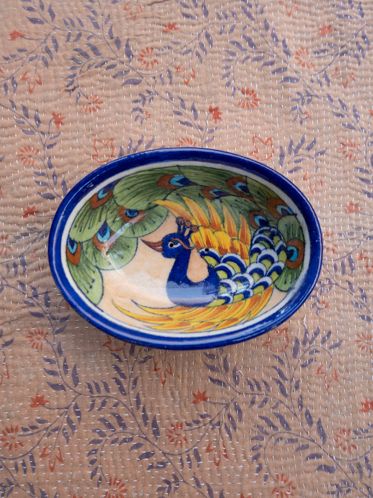 Blue Pottery Soap Dish - 07