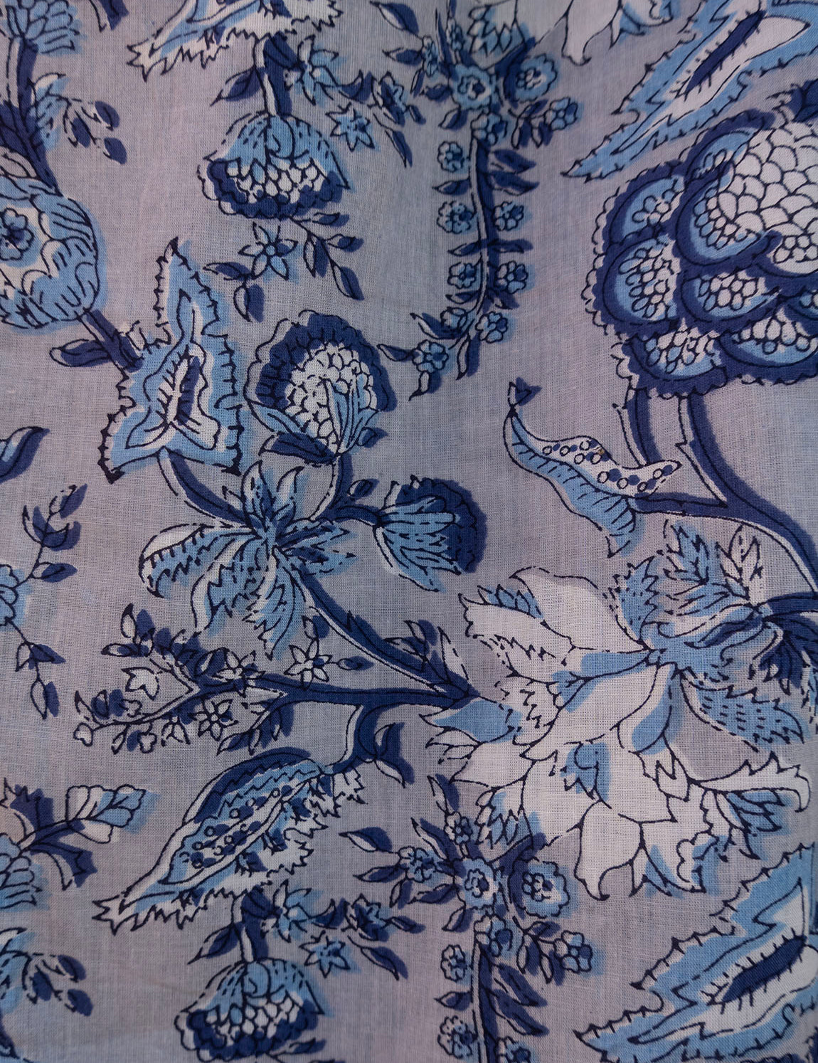 Pyjamas Blockprint - White