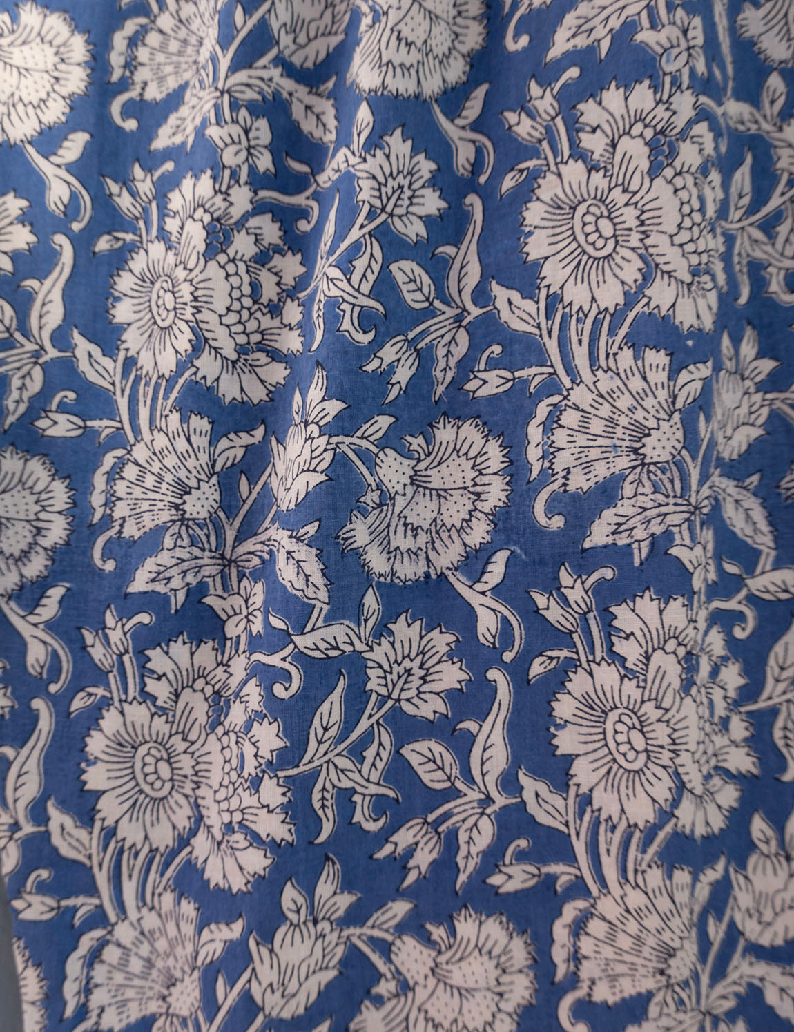 Pyjamas Blockprint - Blue Flower