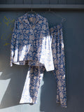 Pyjamas Blockprint - Blue Flower