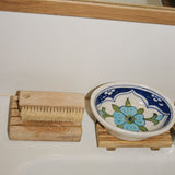Blue Pottery Soap Dish - 06