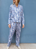 Pyjamas Blockprint - Blue Sky