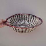 Nepalesisk Brødkurv - Oval med sidehanke Blomme