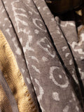 Bagru Tørklæde - Brown Grey