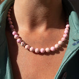 Aunties Necklace - Pink Turquoise