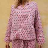 Pyjamas Blockprint - Coral Flower