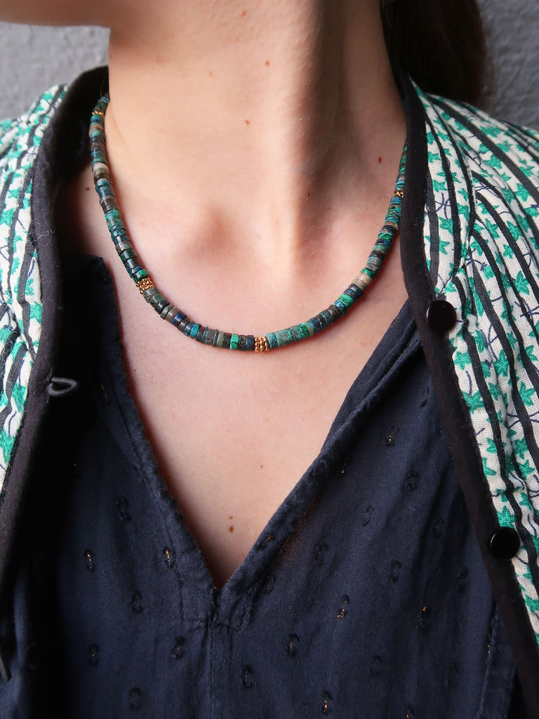 Necklace Mineral Stones - Multi