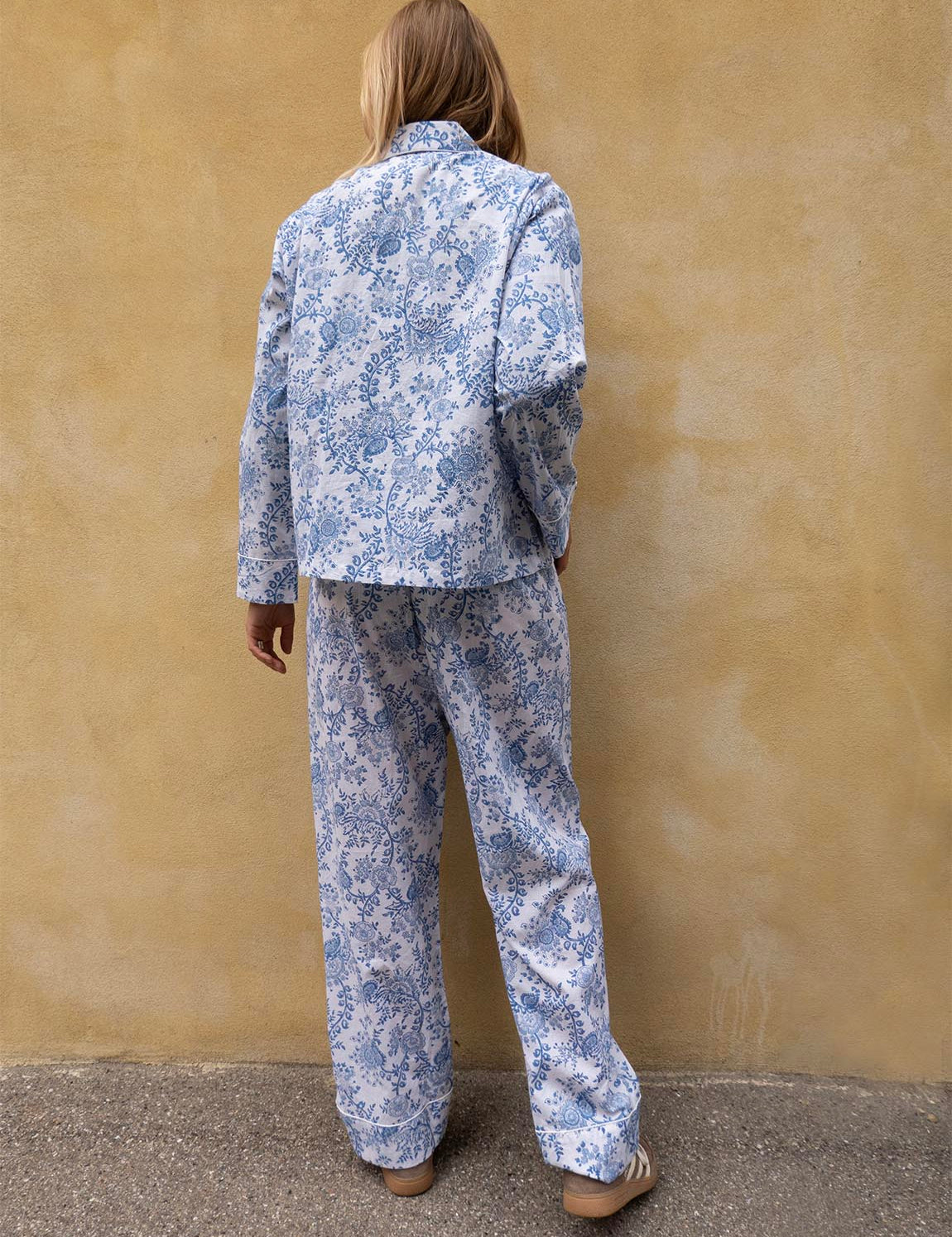 Pyjamas Blockprint - Delicate Blue