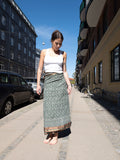 Bagru Scarf - Dusty Green