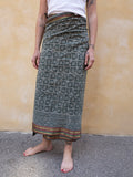 Bagru Scarf - Dusty Green