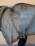 Bagru Scarf - Dusty Green