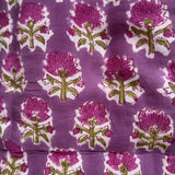 Quilted Baby Blanket - Indigo / Dark Purple