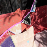 Flagline Kantha - Fuchsia line