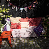 Flagline Kantha - Fuchsia line