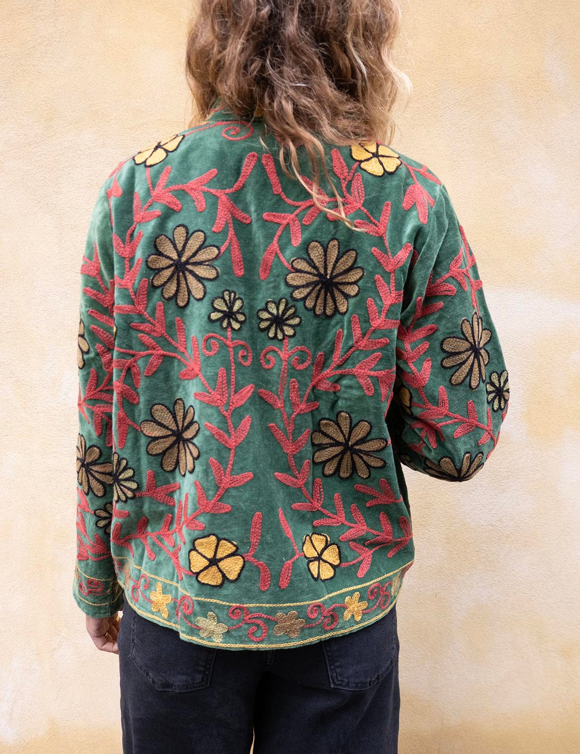 Suzani Jacket - Forrest Green