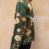 Suzani Jakke - Green / Yellow Flower