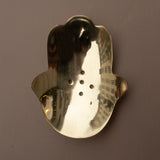 Soapdish Hamsa Brass