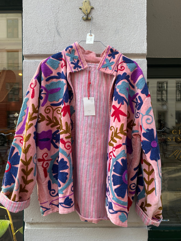 Suzani Jacket - Rose