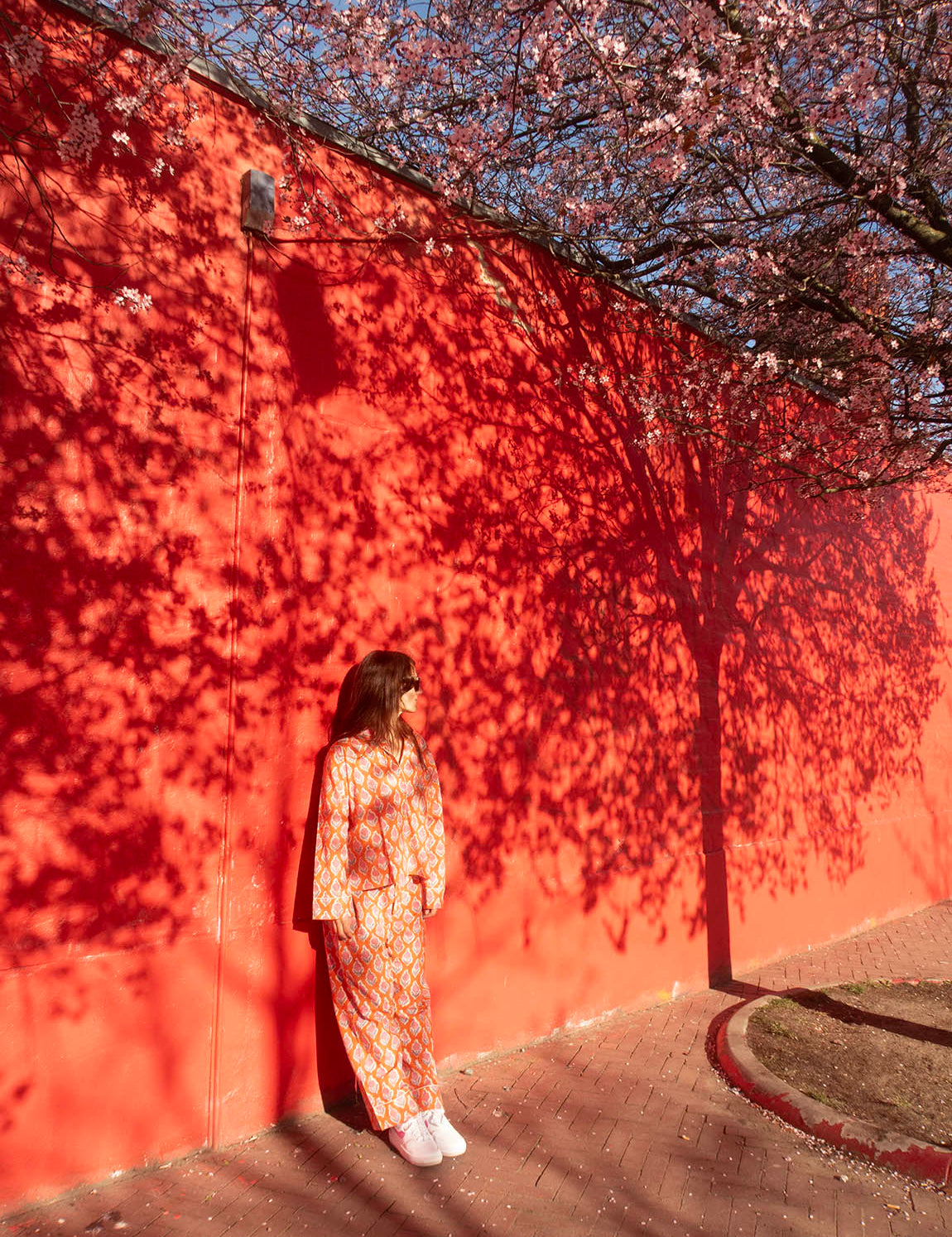 Pyjamas Blockprint - Mandarin