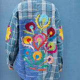 Indian Kantha Work Jacket - 10