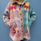 Indian Kantha Work Jacket - 15