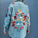 Indian Kantha Work Jacket - 16