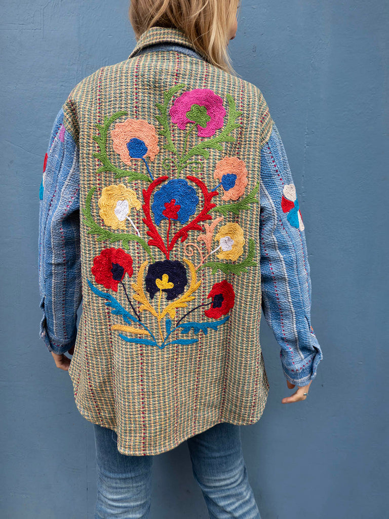 Indisk Kantha Work Jakke - 18