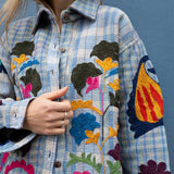 Indian Kantha Work Jacket - 2