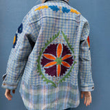 Indian Kantha Work Jacket - 2