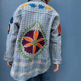 Indian Kantha Work Jacket - 2