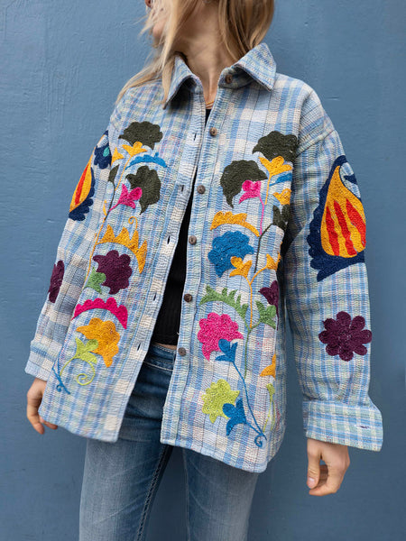 Indisk Kantha Work Jakke - 2