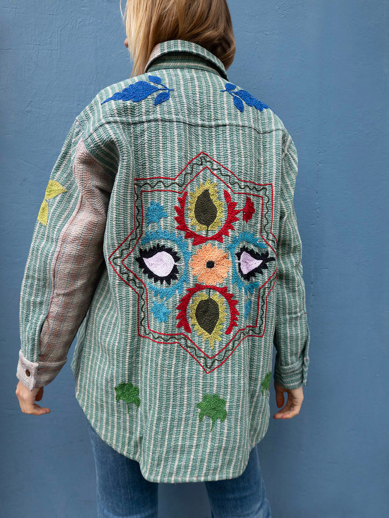 Indisk Kantha Work Jakke - 3