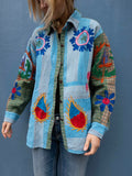 Indisk Kantha Work Jakke - 7