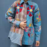 Indian Kantha Work Jacket - 8