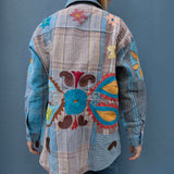 Indian Kantha Work Jacket - 8