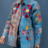 Indian Kantha Work Jacket - 8