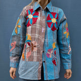 Indian Kantha Work Jacket - 8