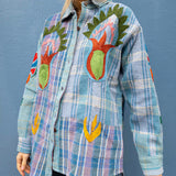 Indian Kantha Work Jacket - 9