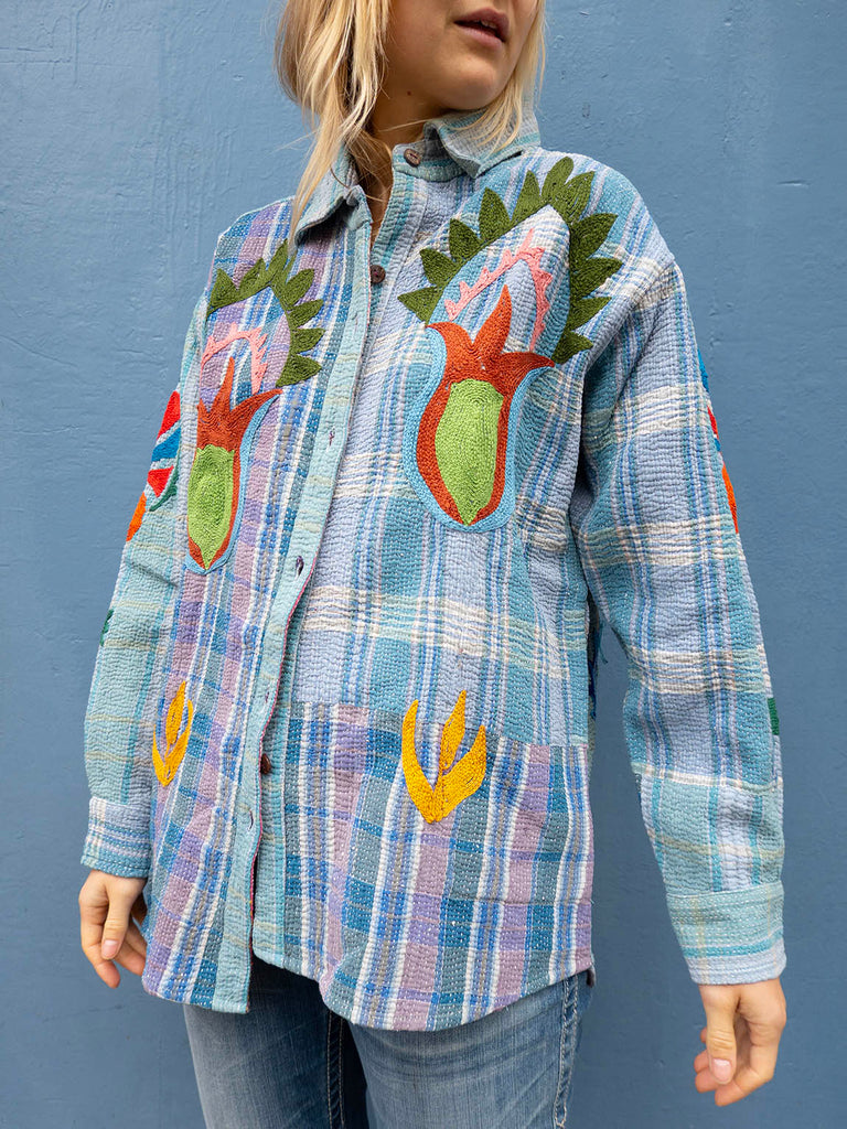 Indisk Kantha Work Jakke - 9