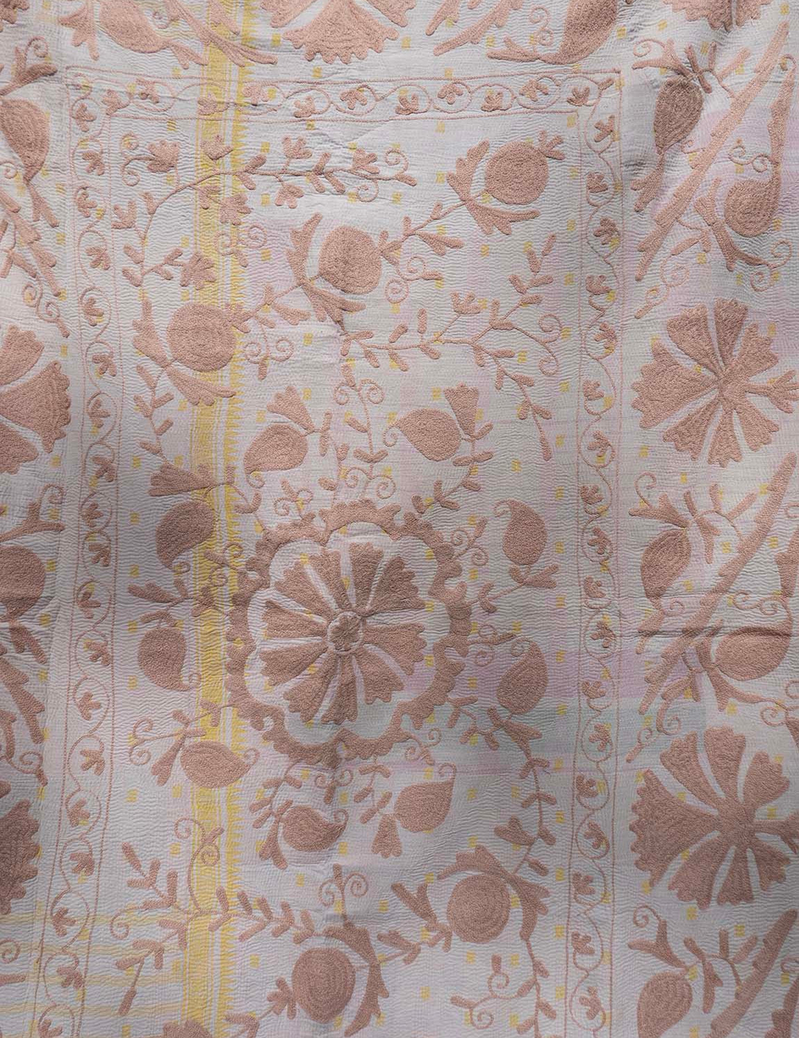 Indisk kantha suzani sengetæppe 59