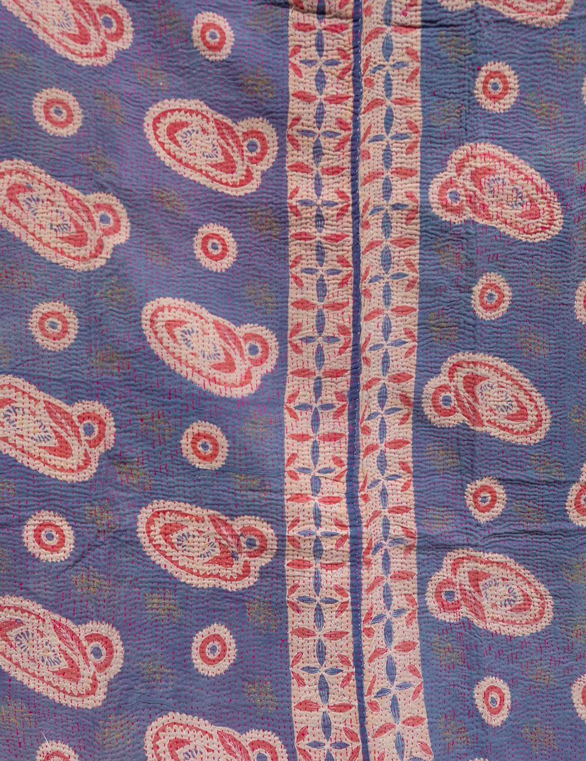 Indisk kantha sengetæppe - 886