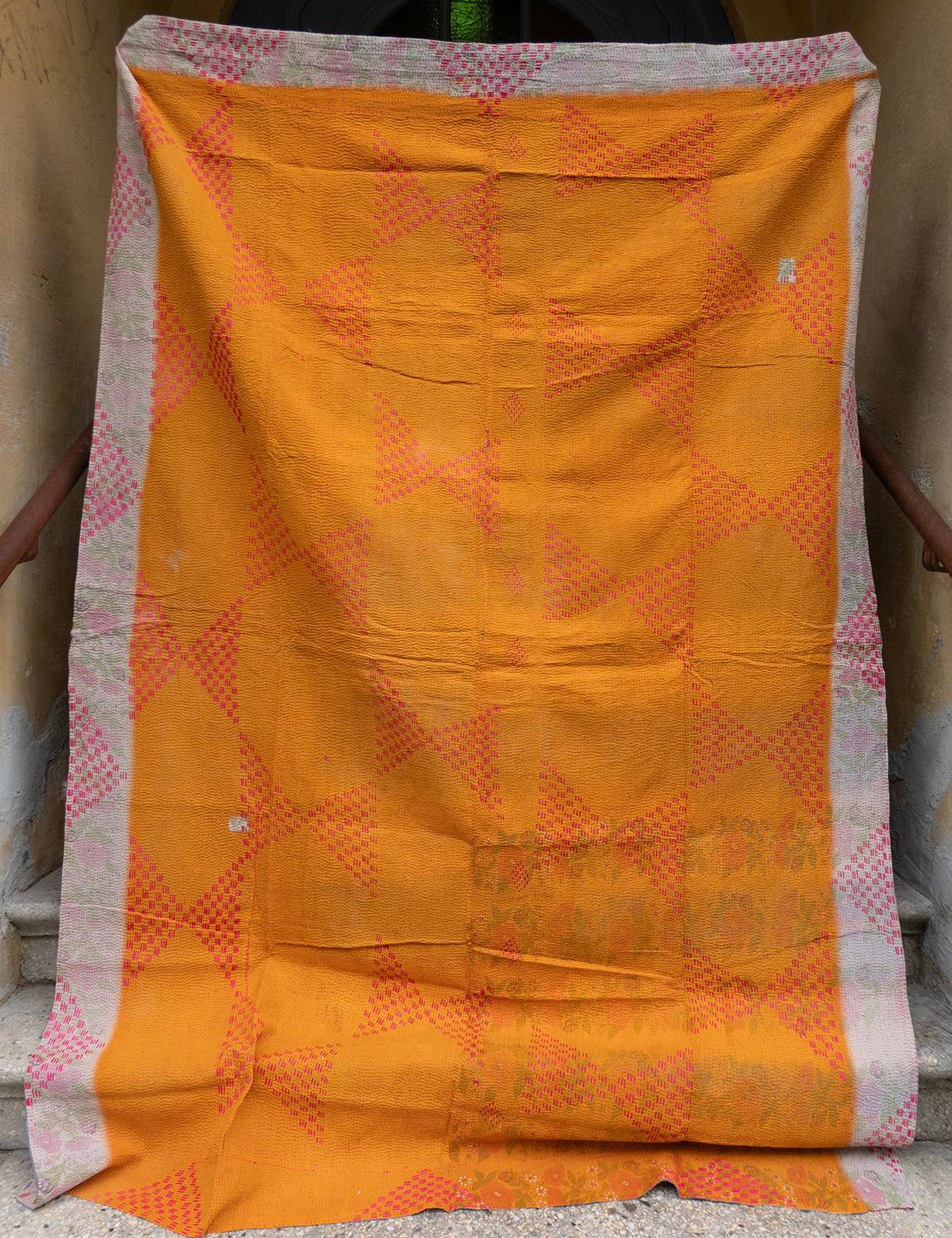 Indisk kantha sengetæppe - 886
