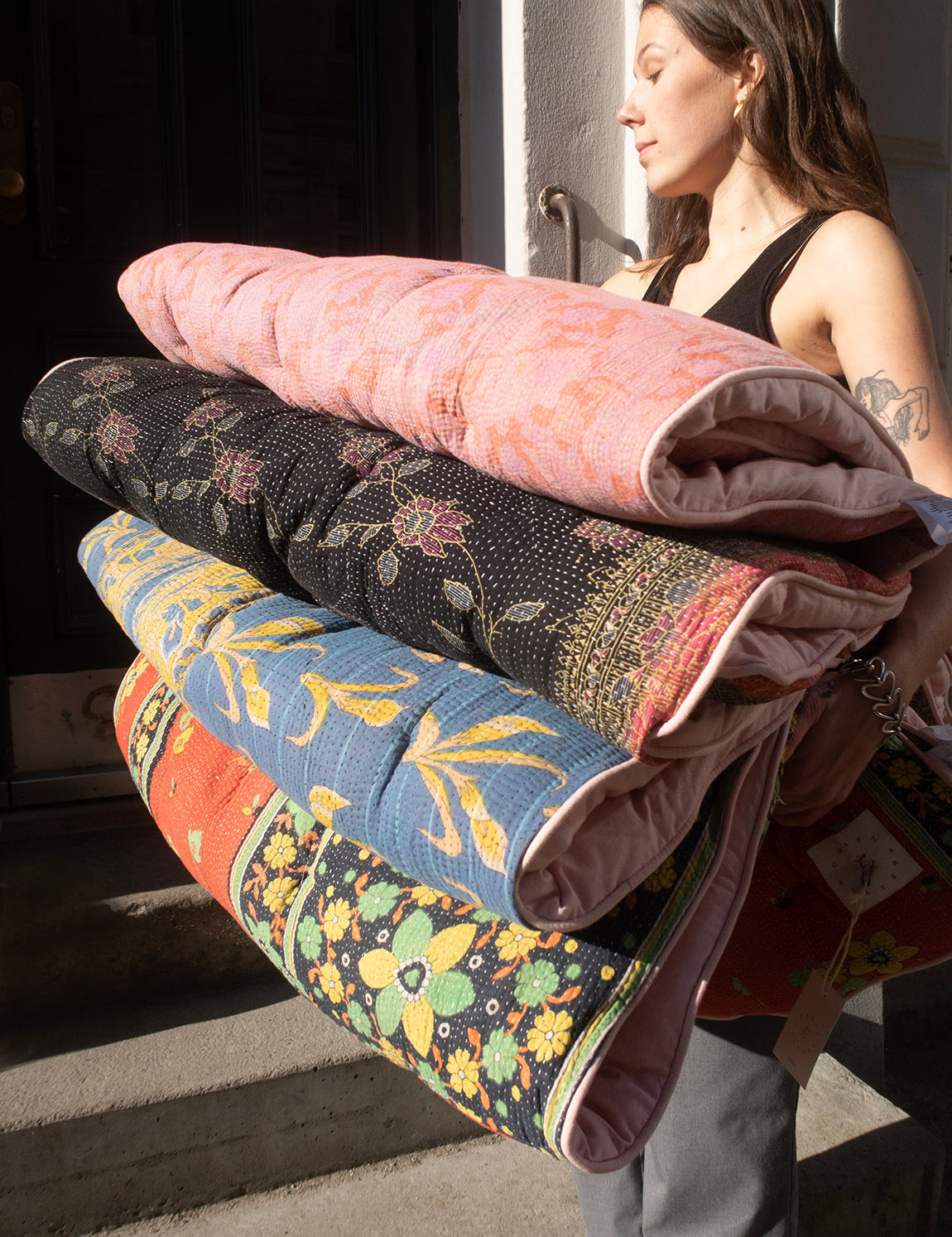 Indisk Kantha Madras - 14