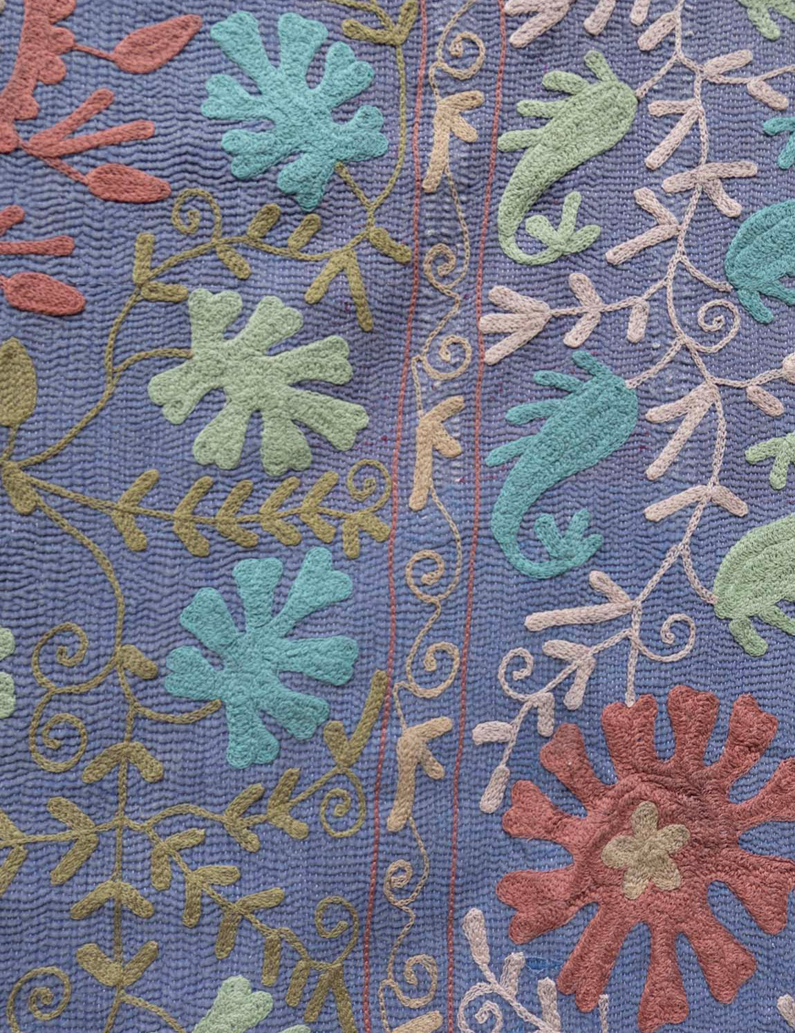 Indisk kantha suzani sengetæppe 55