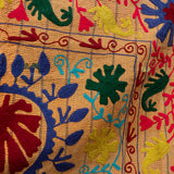 Indisk kantha suzani sengetæppe 56