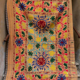 Indisk kantha suzani sengetæppe 56