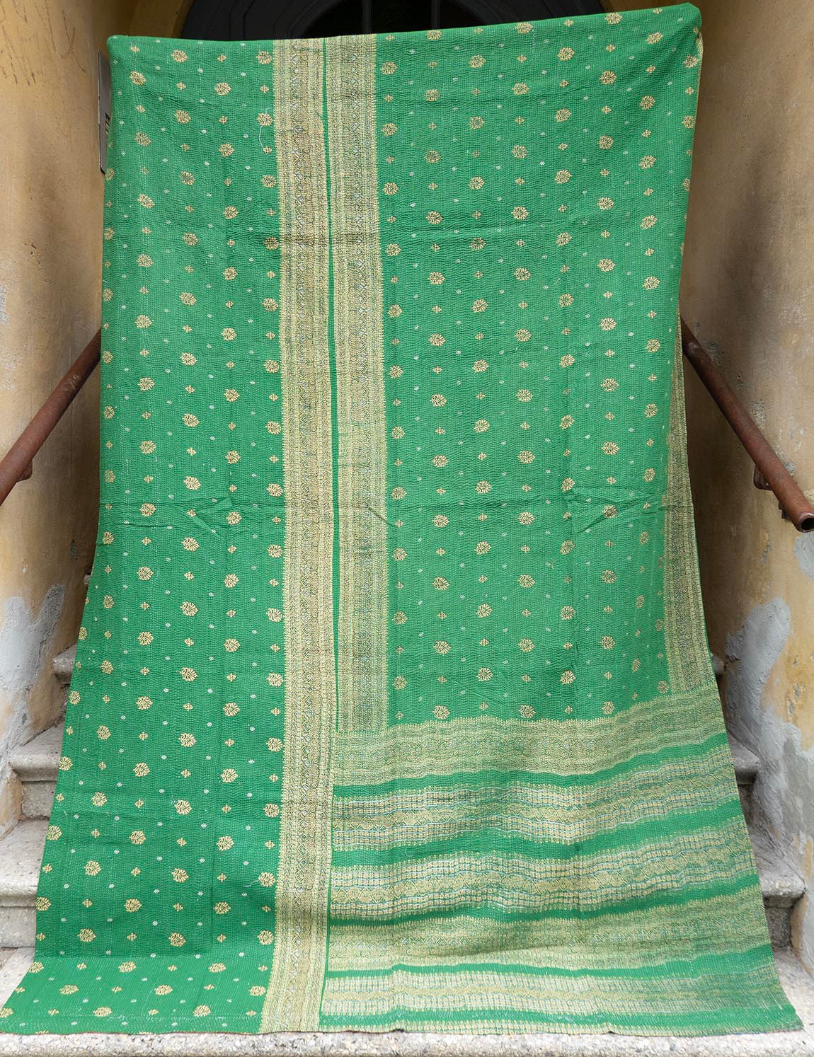 Indisk kantha sengetæppe - 876